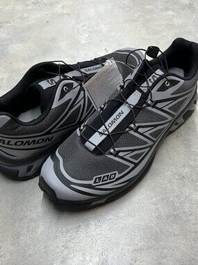 Salomon XT-6 Nocturne Vision Men's Size 13 Black Silver L491314 - New
